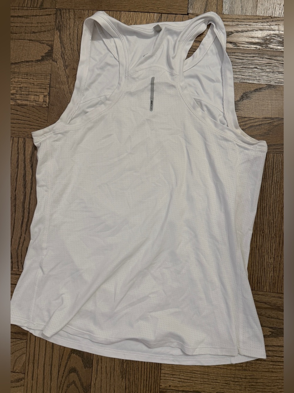 Nike White Racerback Performance Tank - Picture 2 of 2